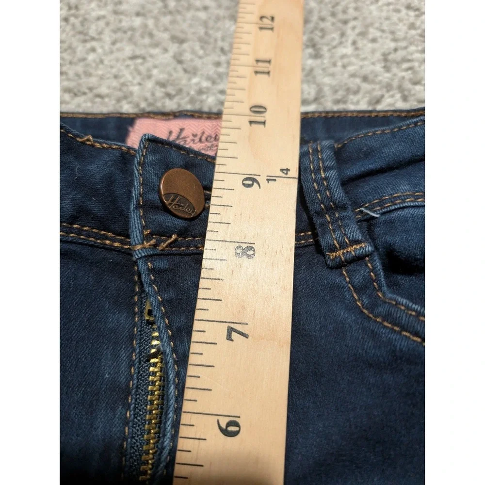 Harley Made With Love Skinny Jeans Kids‎ 24x28 Dark Wash High Rise Stretch Denim